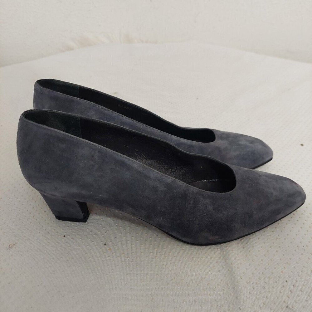 Bally | “Lucille” Made in Italy Gray Suede Leather Shoes Women’s Size 7.5 91600